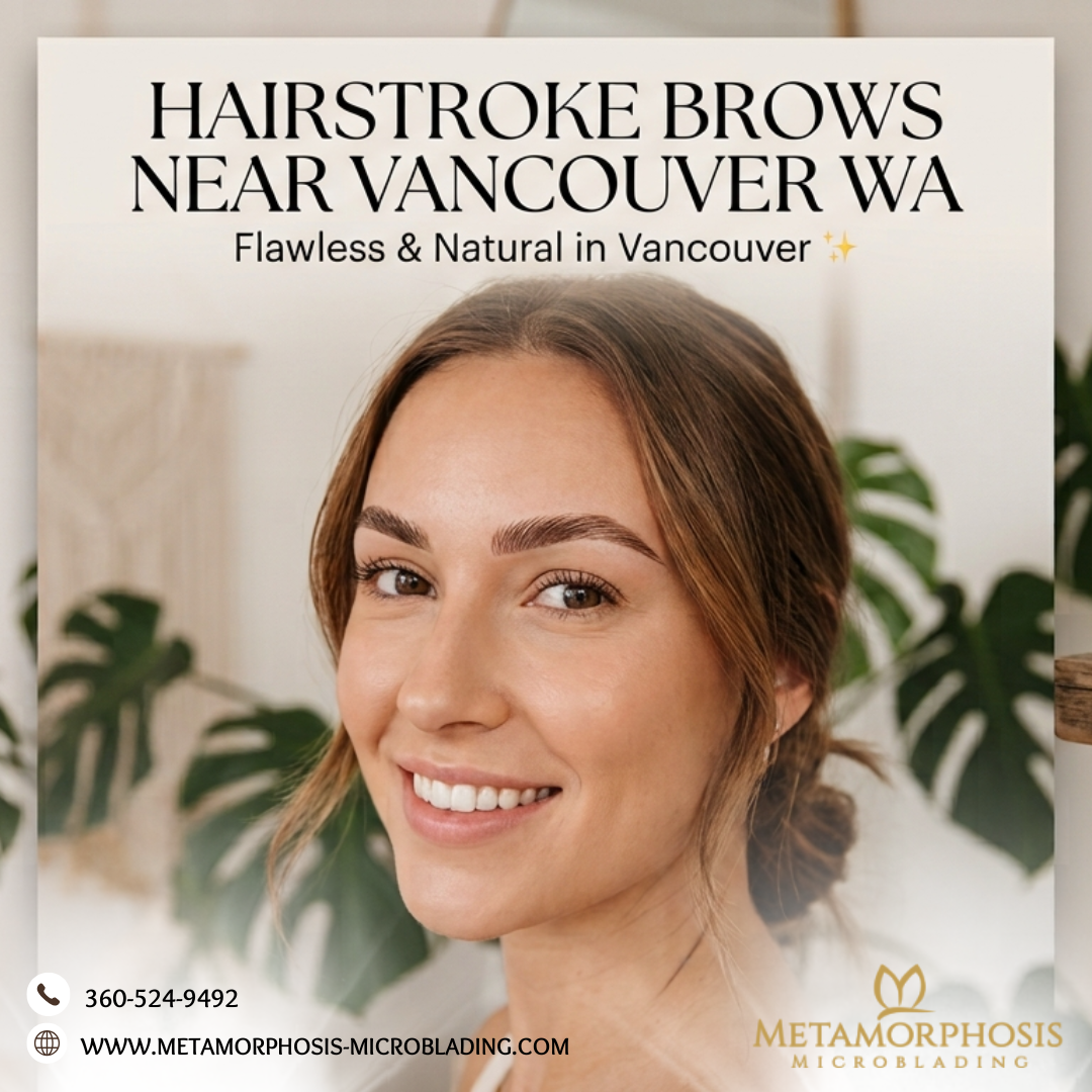 Hairstroke Brows Near Vancouver WA- Get Natural, Fuller & Long-Lasting Brows