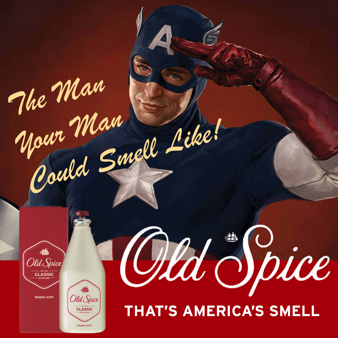 Captain America Old Spice Write-up | by John McLeish | Medium