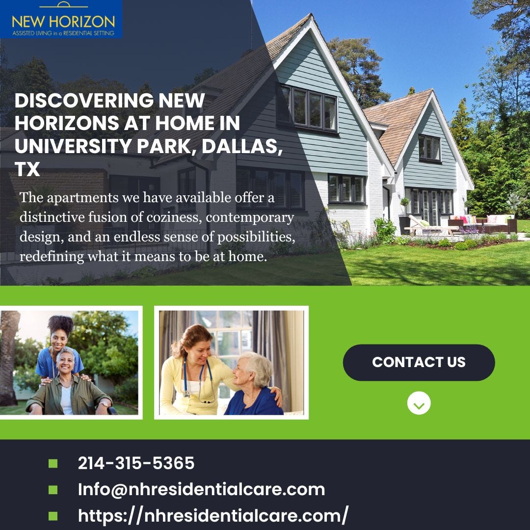 Discovering New Horizons at Home in University Park, Dallas, TX by