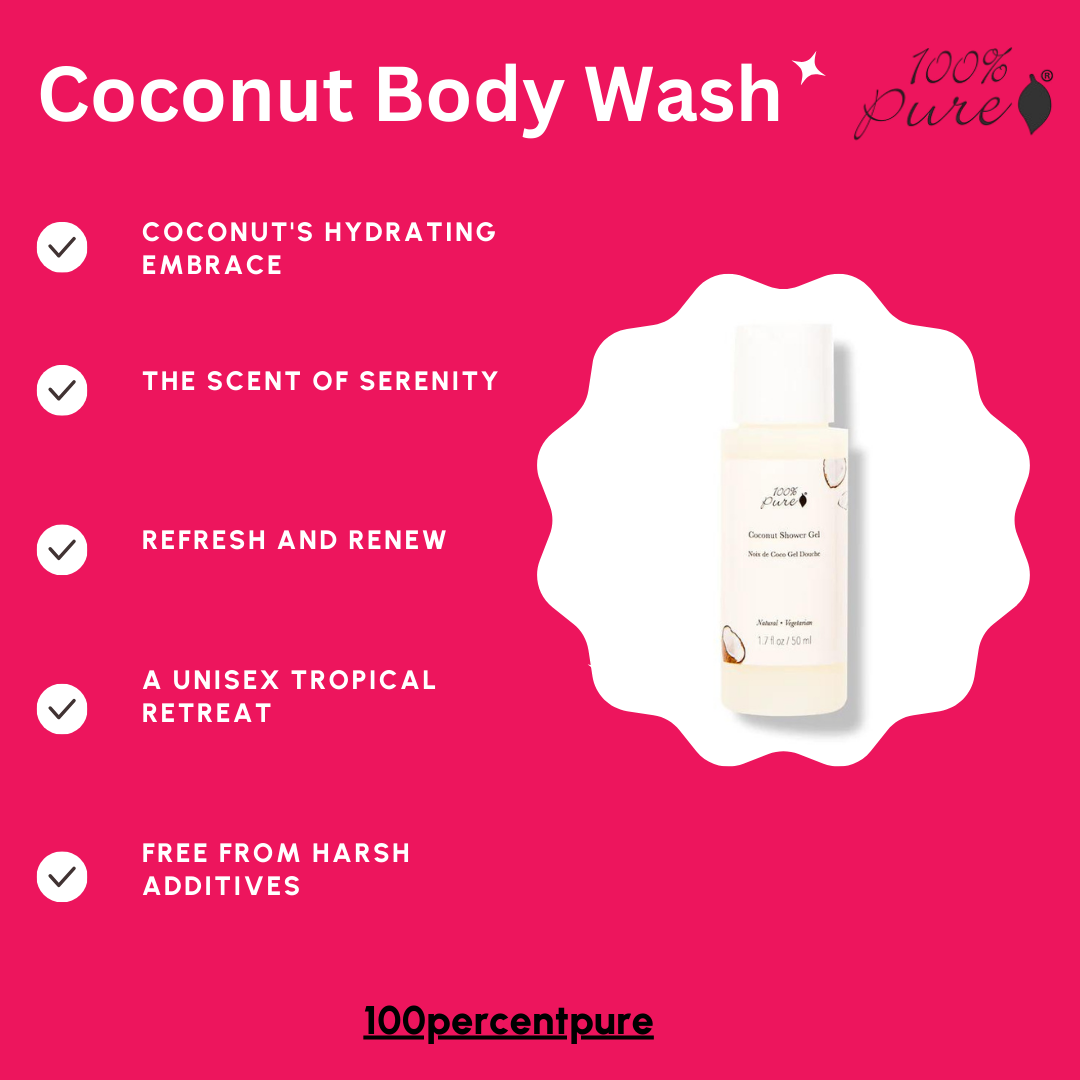 Coconut Body Wash 100 Pure 100 PURE Medium