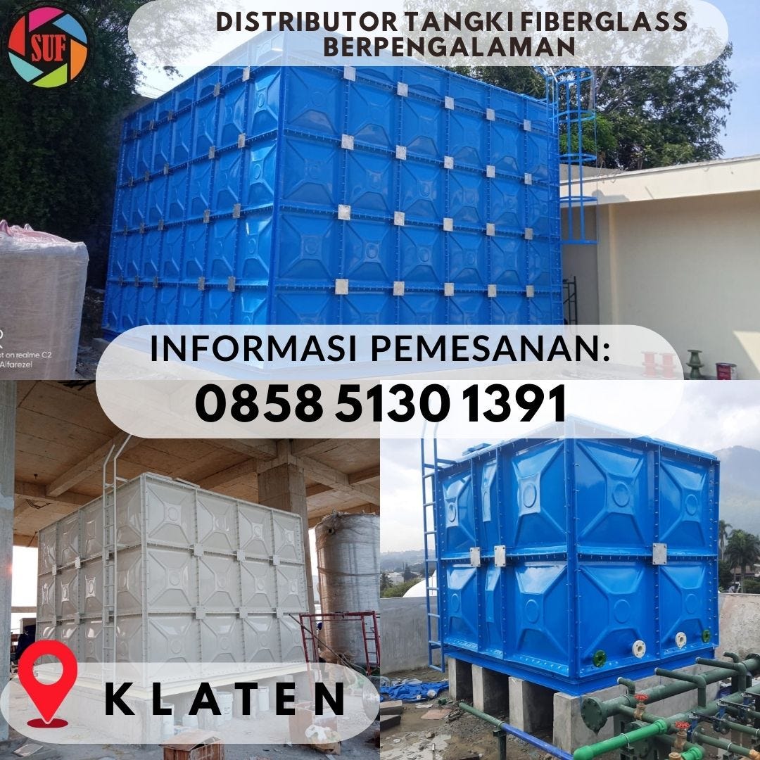 HP/WA 0858–5130–1391 — Pengadaan Tangki Fiberglass Klaten Lebih Praktis & Ekonomis