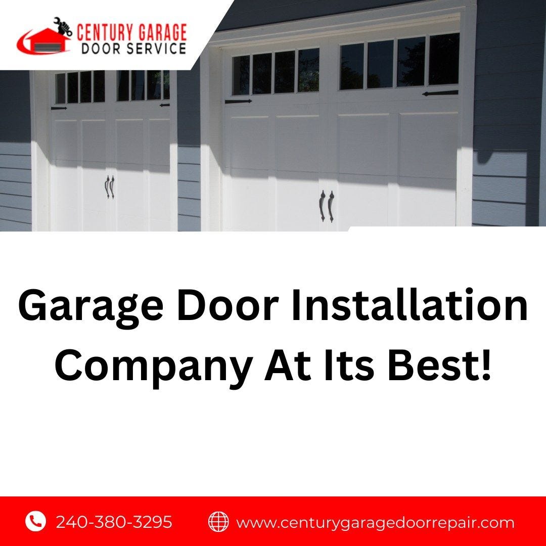 Garage Door Installation Company At Its Best! by Century Garage Door