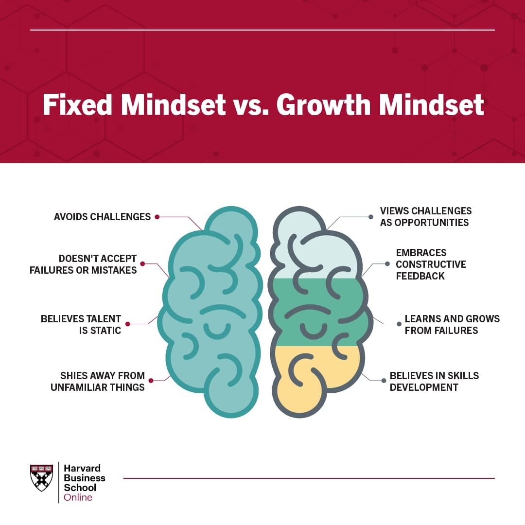 Growth Mindset vs Fixed Mindset. What’s your mindset when you think ...