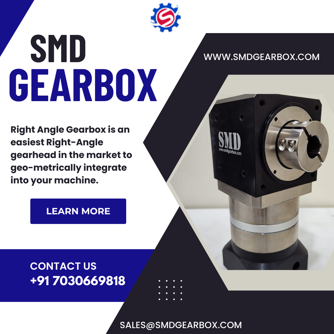Right Angle Gearbox in Special Purpose Machine SMD Gearbox by SMD