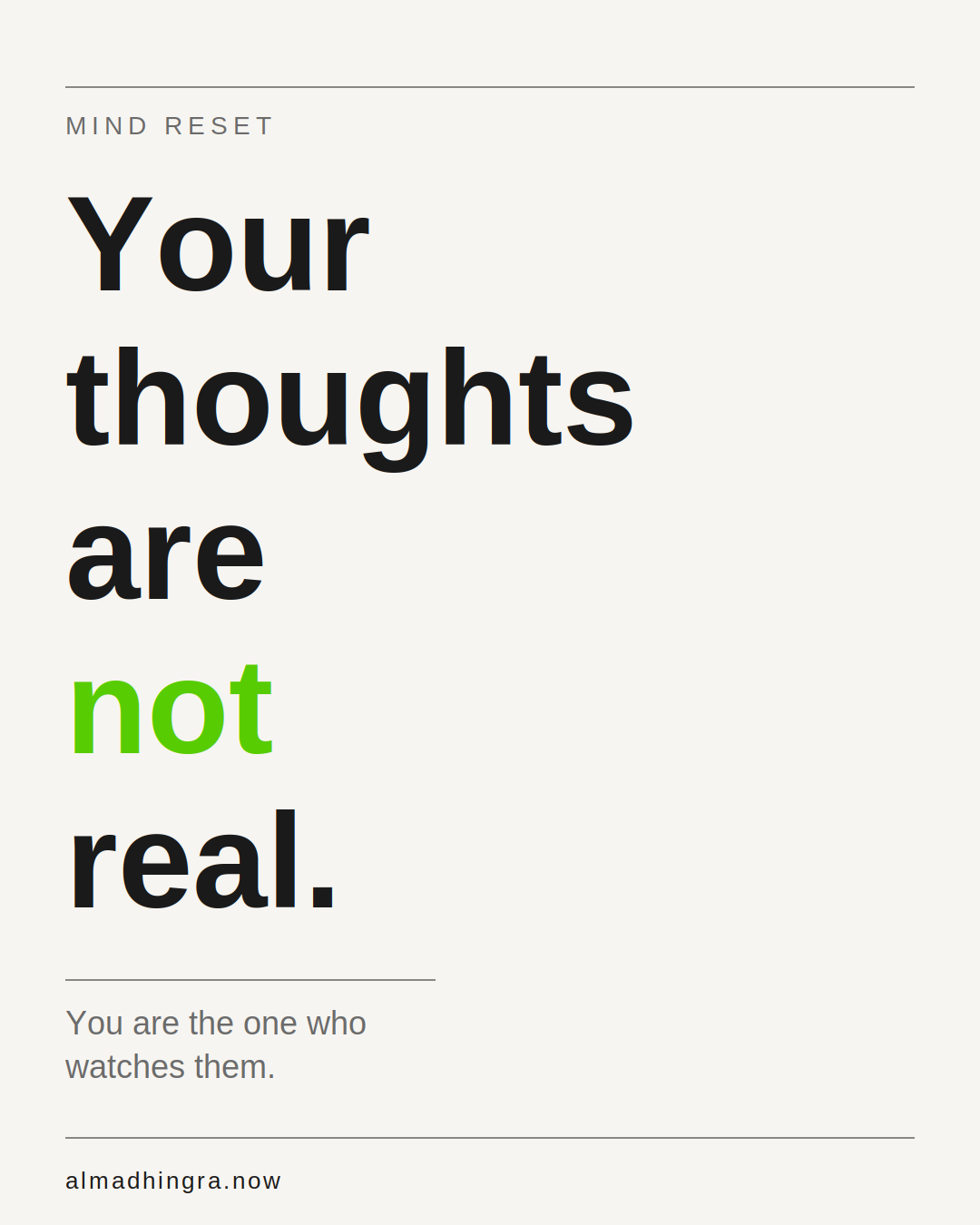 Your Mind Is Not the Problem- Your Identification With It Is