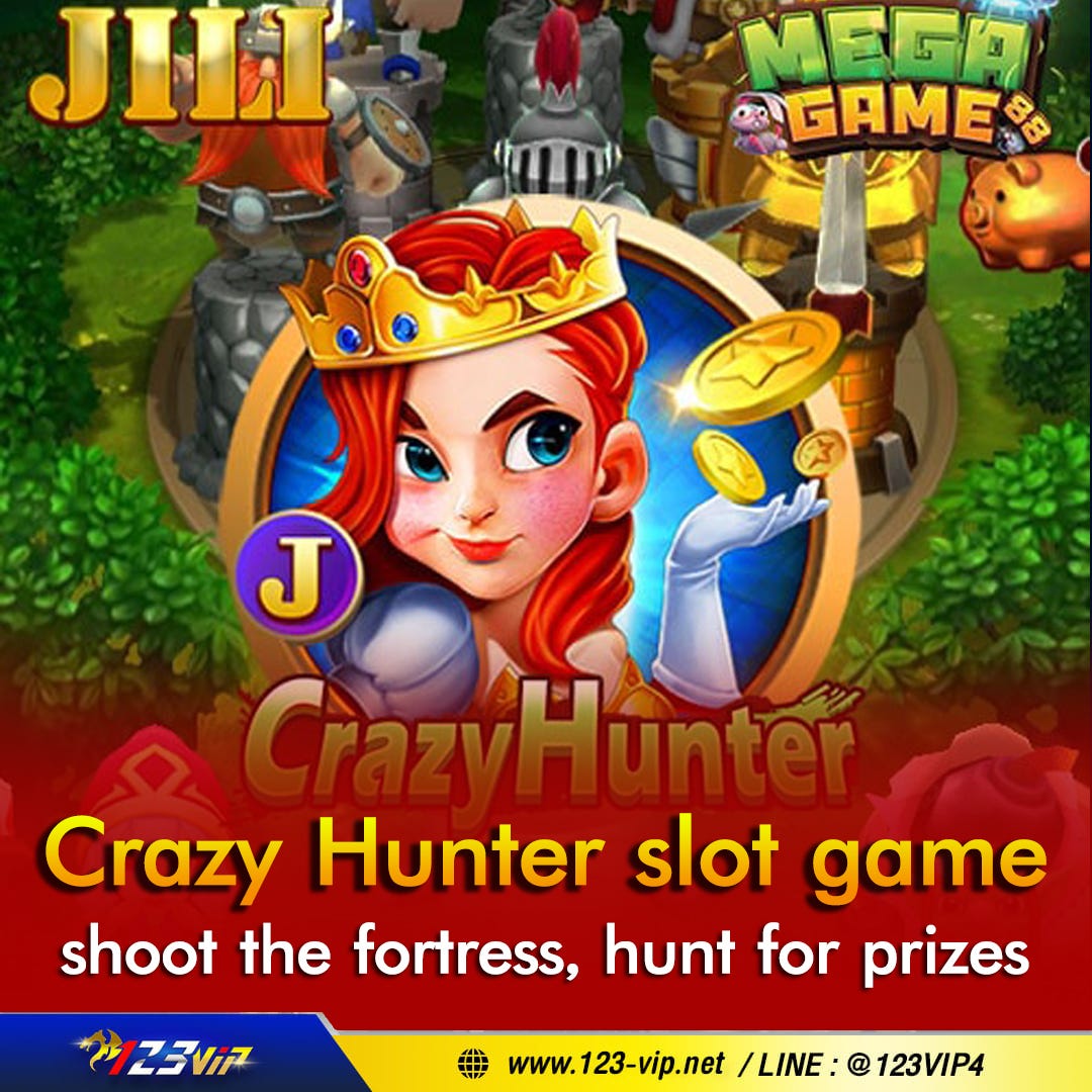 💥Crazy Hunter slot game, shoot the fortress, hunt for prizes💥, by  123Betting