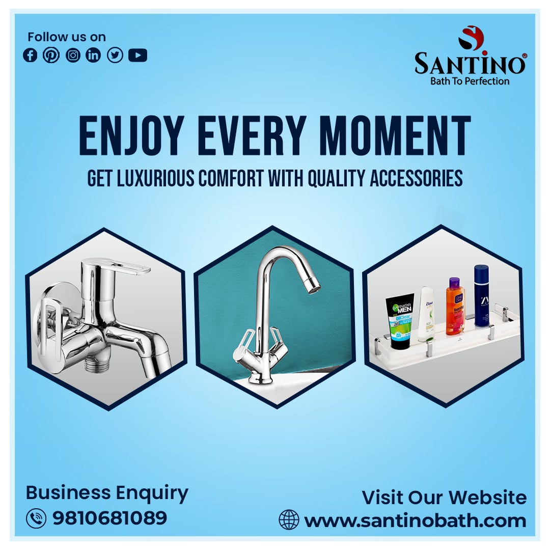 Best Quality Bathroom Fittings Manufacturer and Supplier by Santino Bath Jan, 2024 Medium