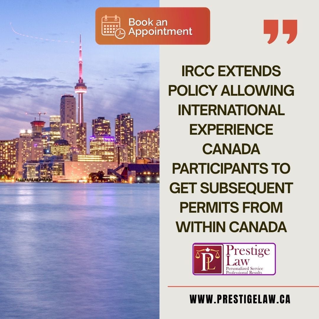 🇨🇦 Big Update for IEC Participants!