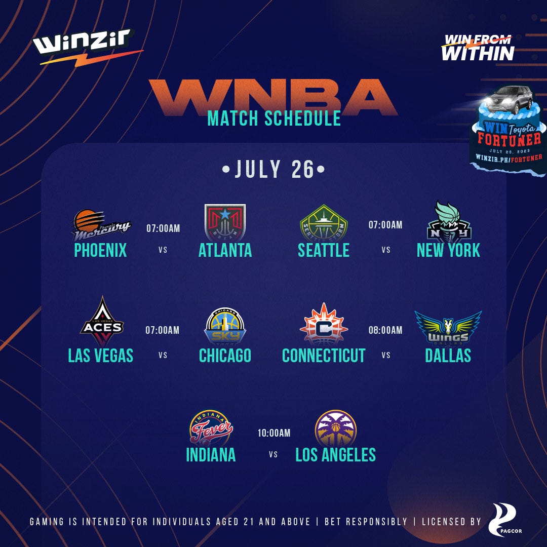 Wnba schedule deals
