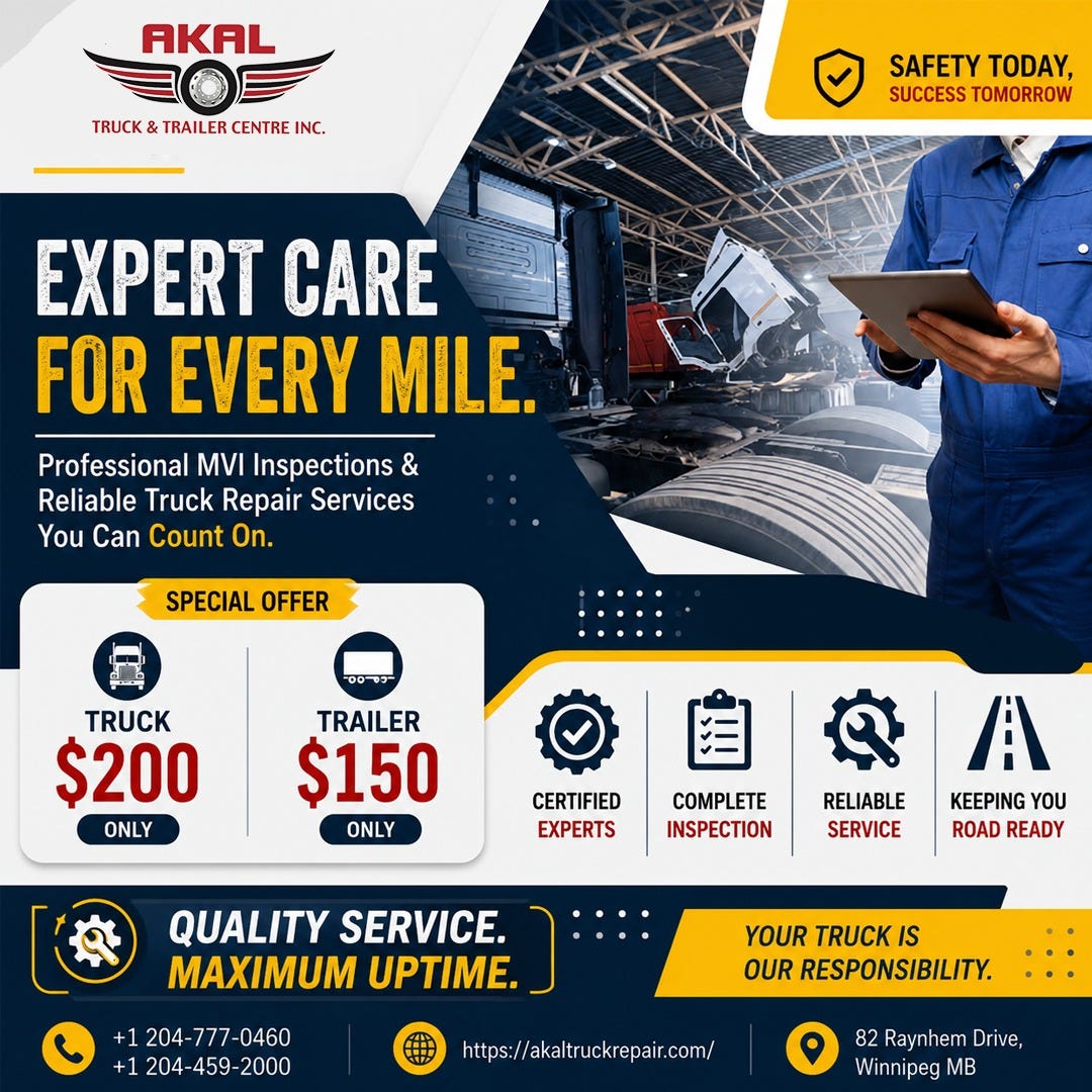 Expert Care for Every Mile — Keep Your Fleet Moving!