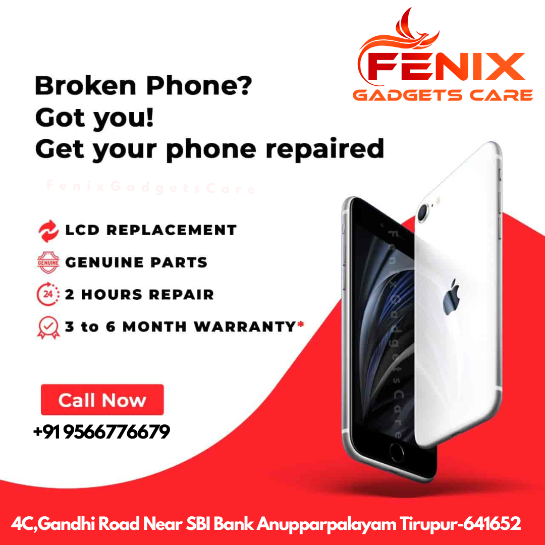 Trusted iPhone Service Center in Tirupur — Fenix Gadgets Care by