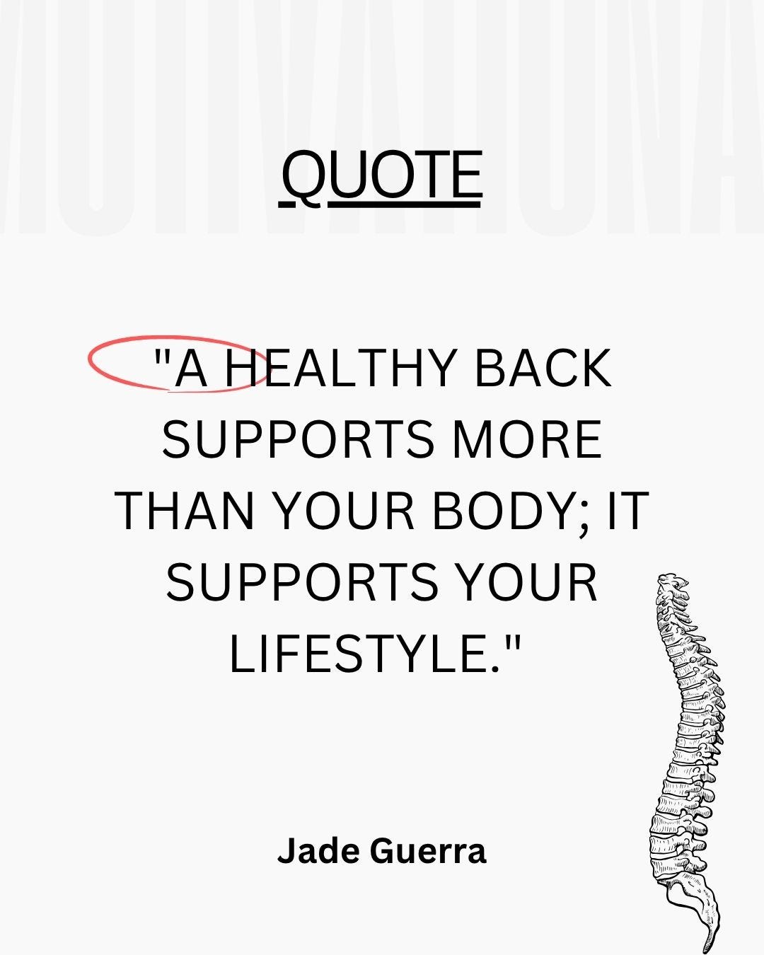 Jade Guerra Shares Why a Healthy Back Supports Everyday Living