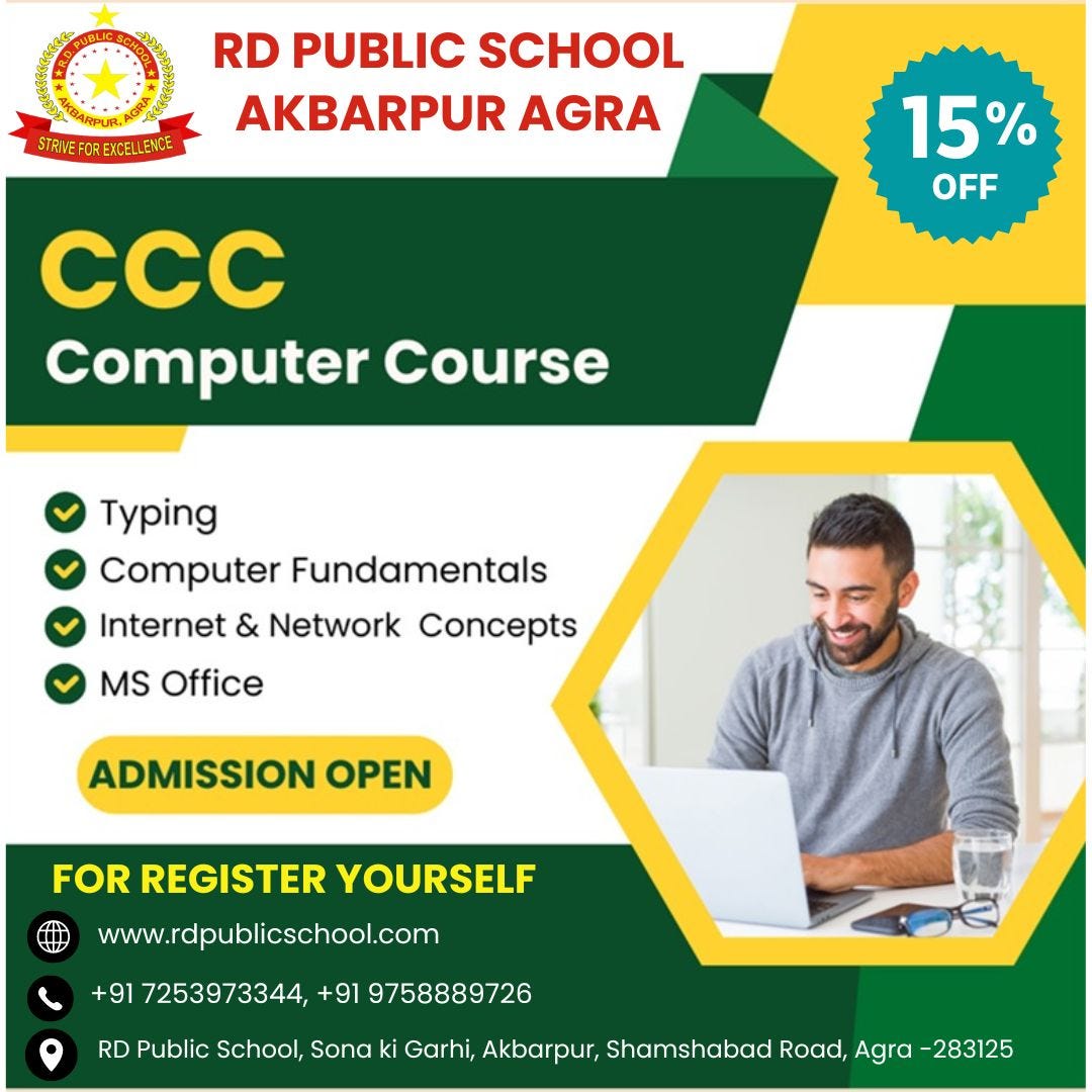 Ccc computer course at rd public school rd public school medium
