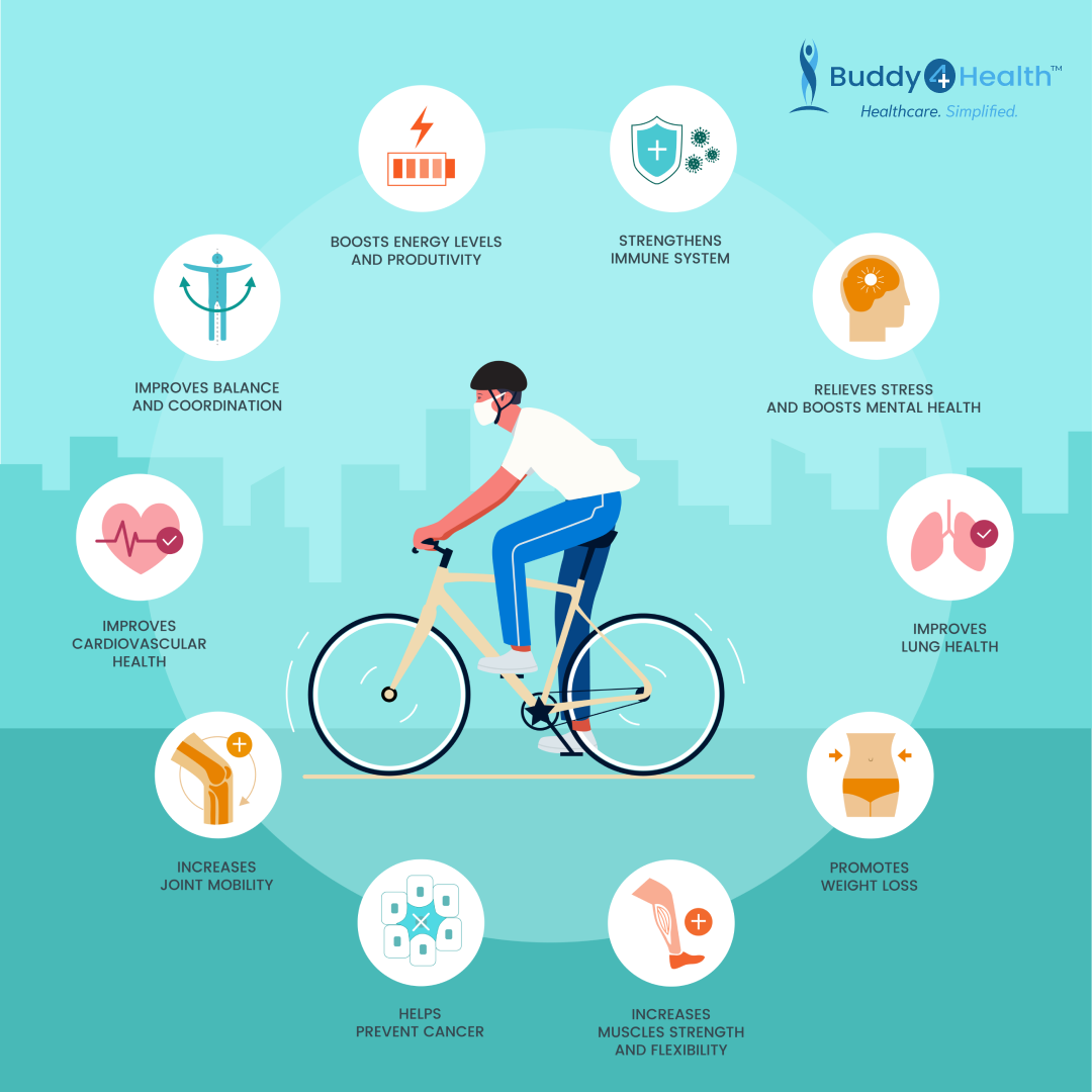 Pedal your way to better health! Buddy4health Medium