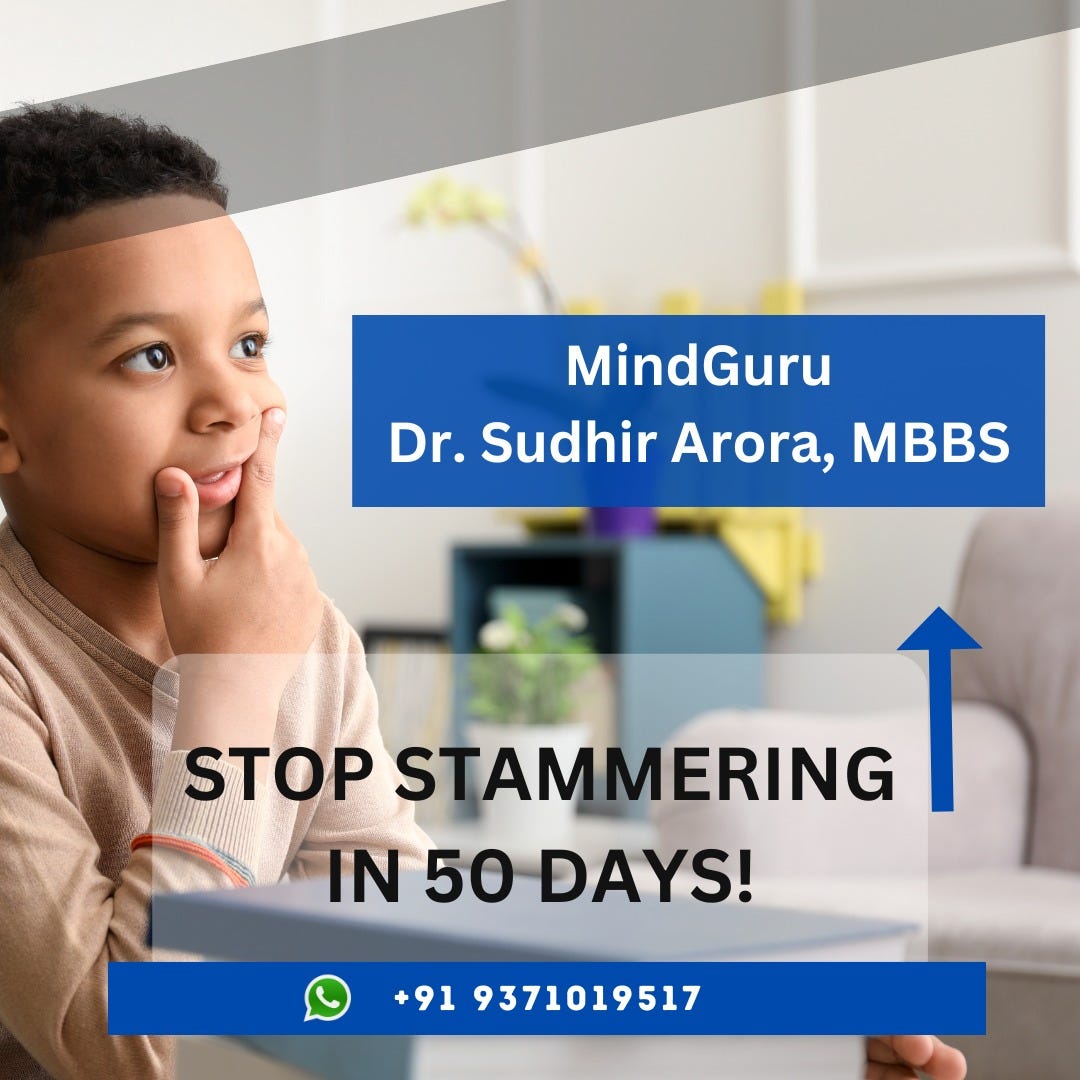 Dr Sudhir Arora Stammering