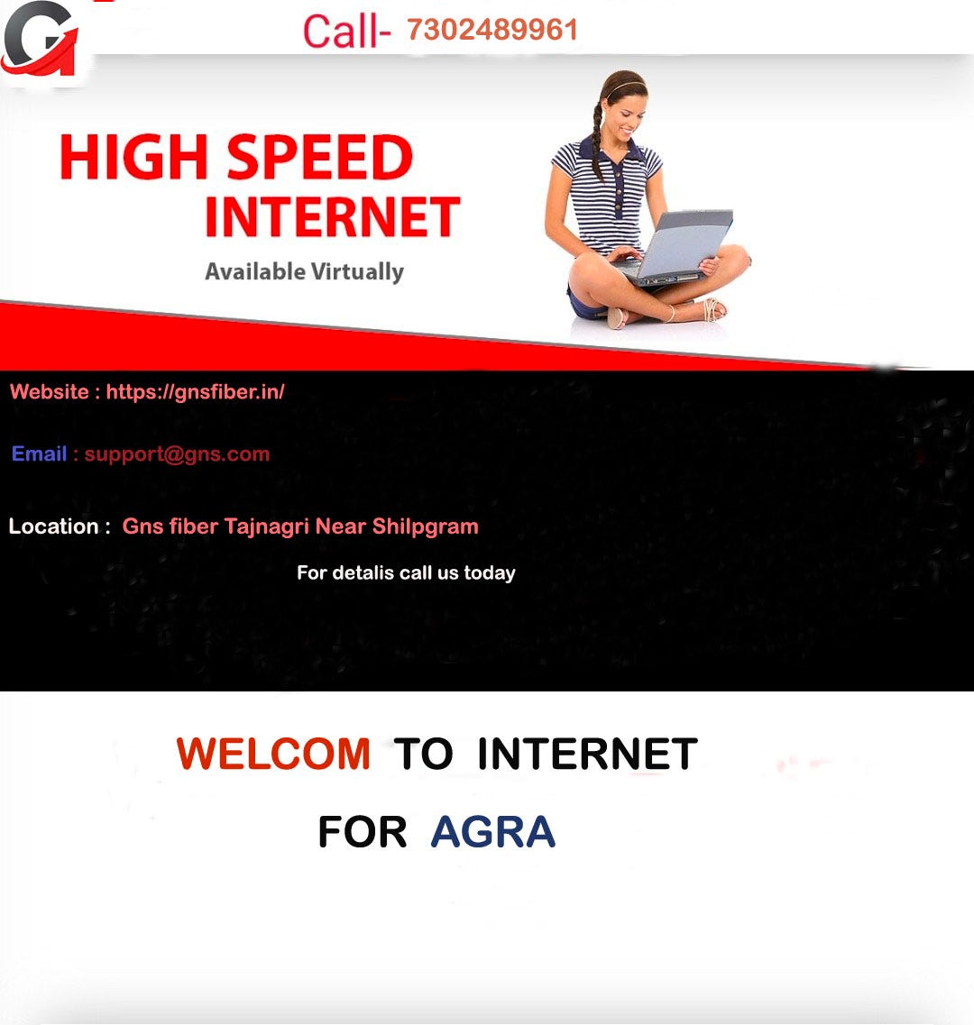 GNS Fiber Broadband WiFi Services Provider In Agra Near Me