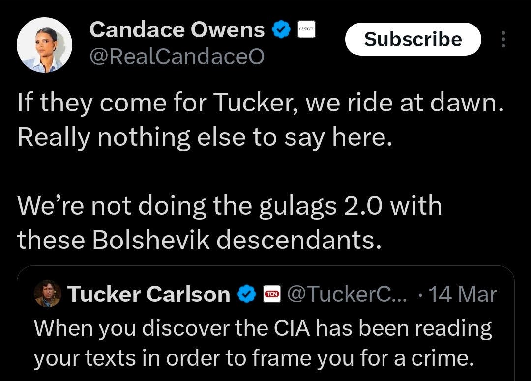 Candace Owens is a Bolshevik Magician