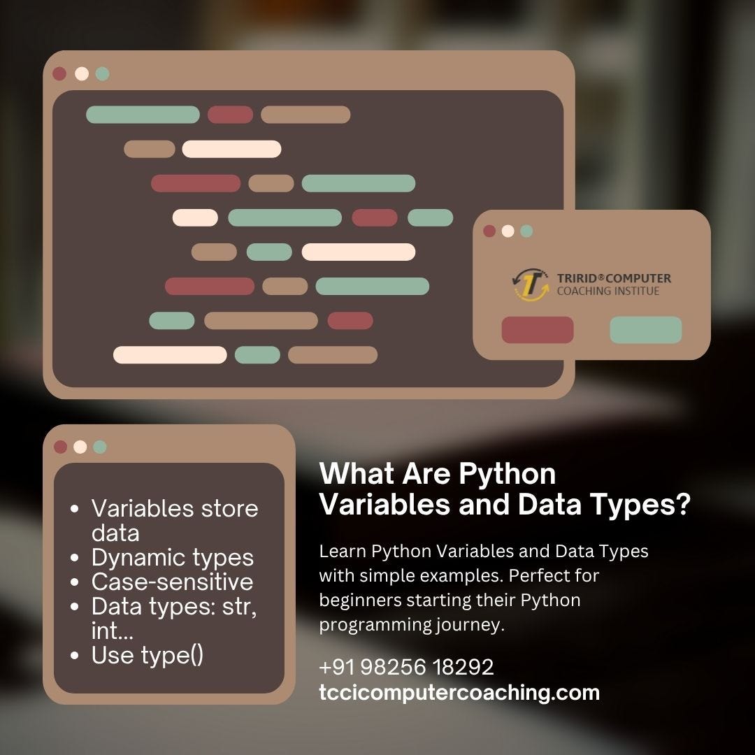What Are Python Variables and Data Types? | by TCCI Computer Coaching ...
