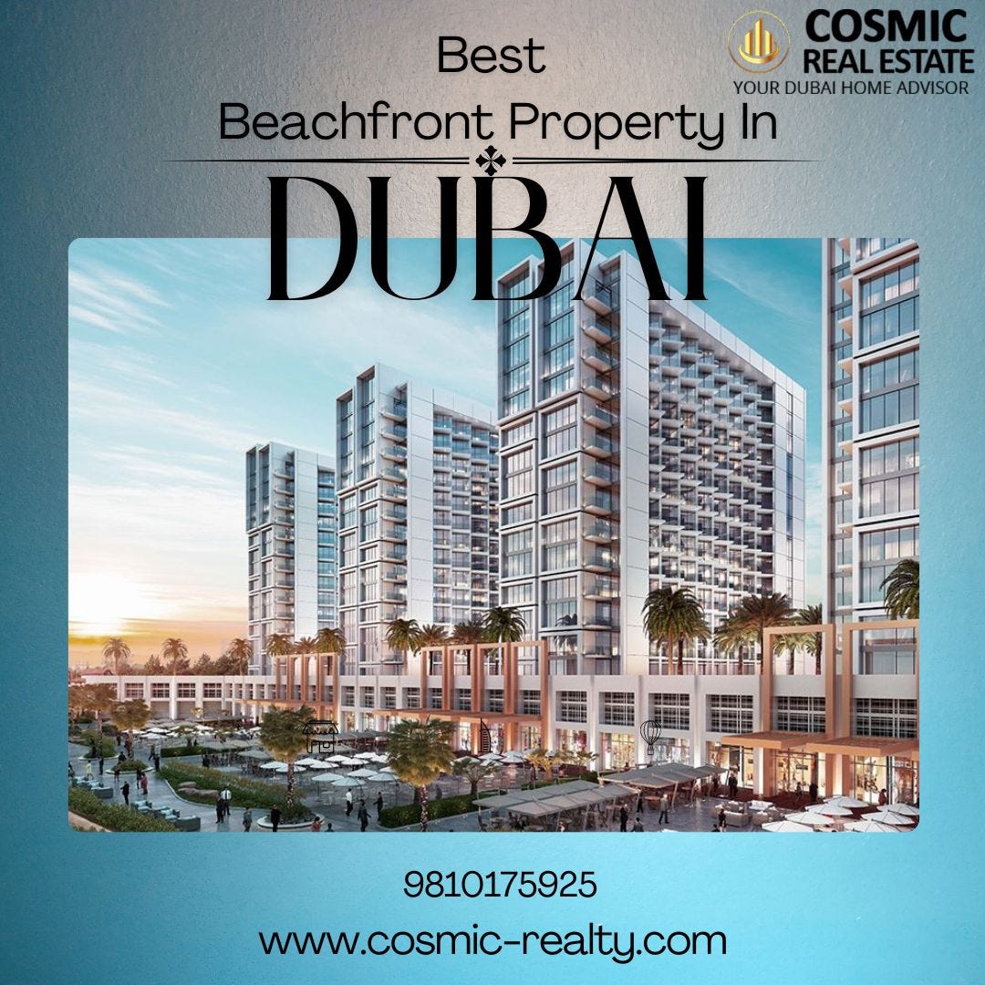Best Beachfront Property in Dubai Cosmic Real Estate Medium