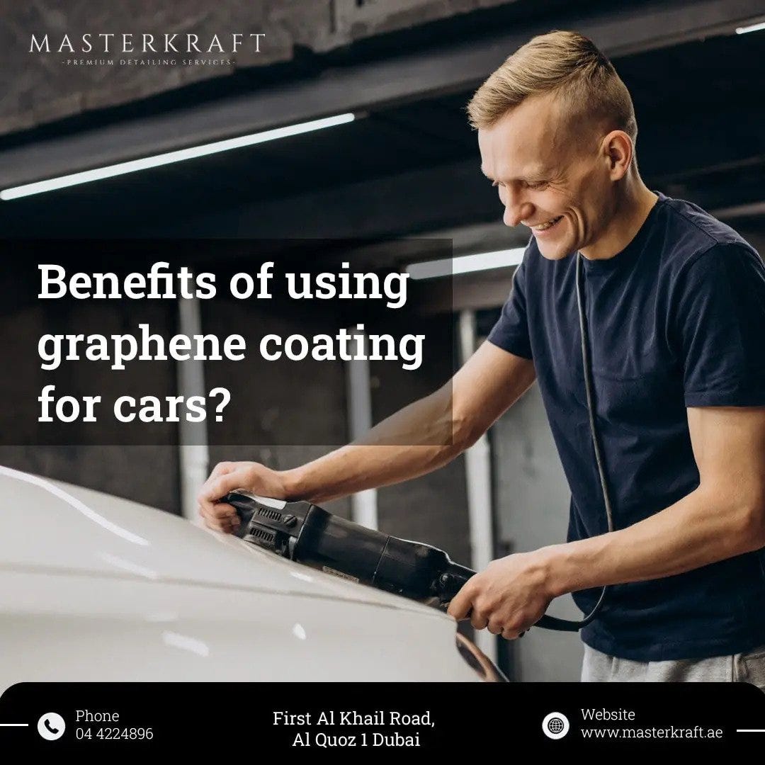 Benefits of using graphene coating for cars by MasterKraft Premium Medium