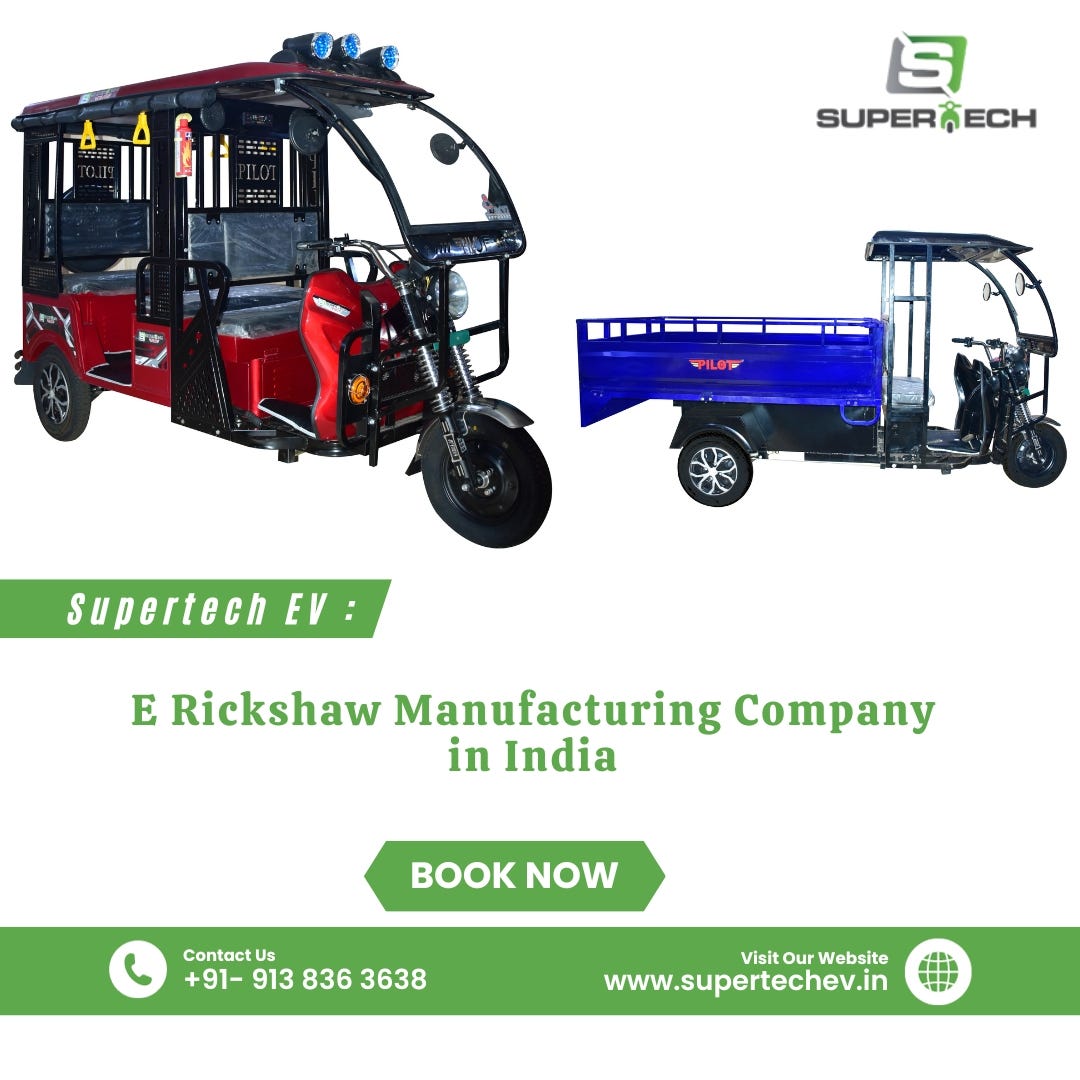 e rickshaw companies