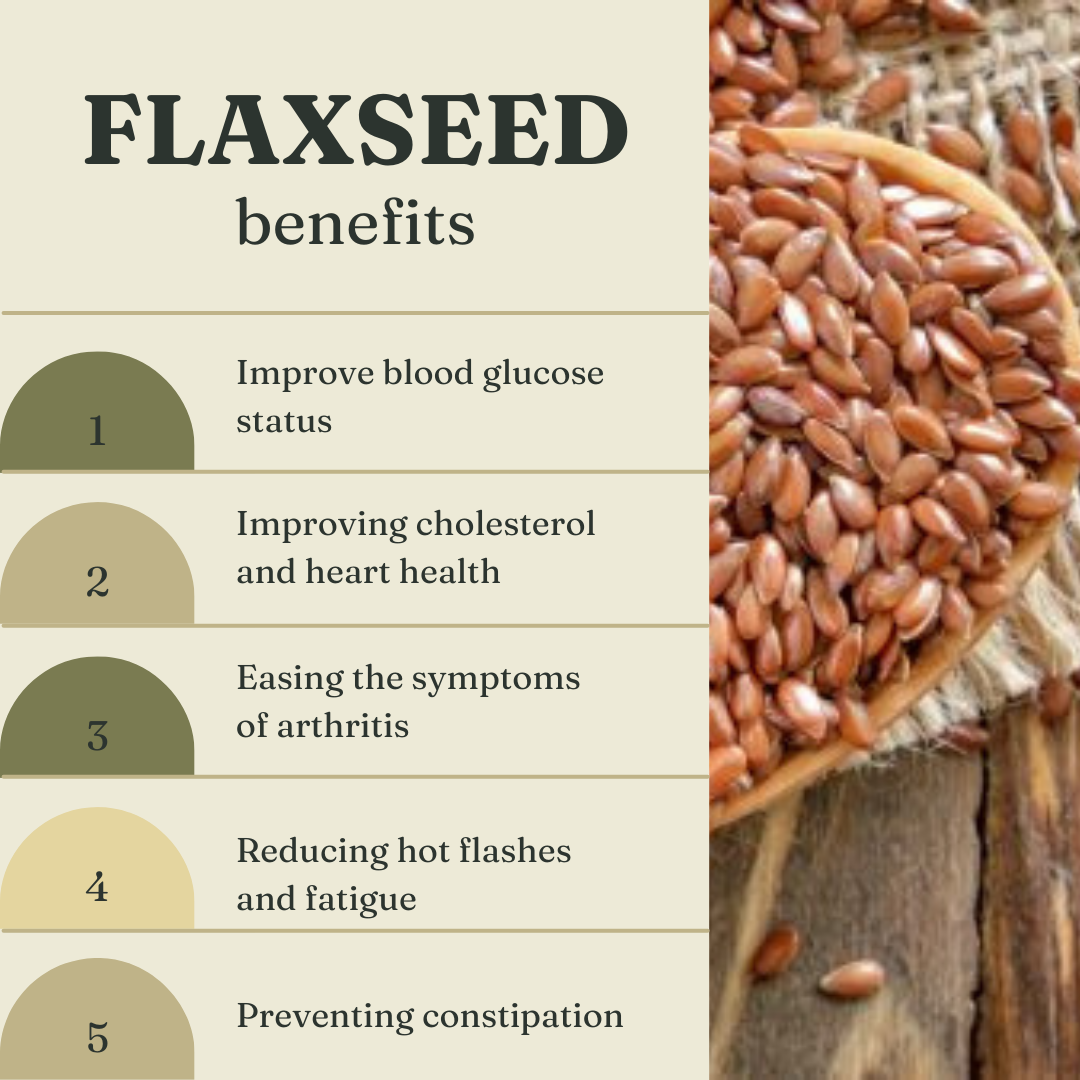 Nutritional value of flaxseeds