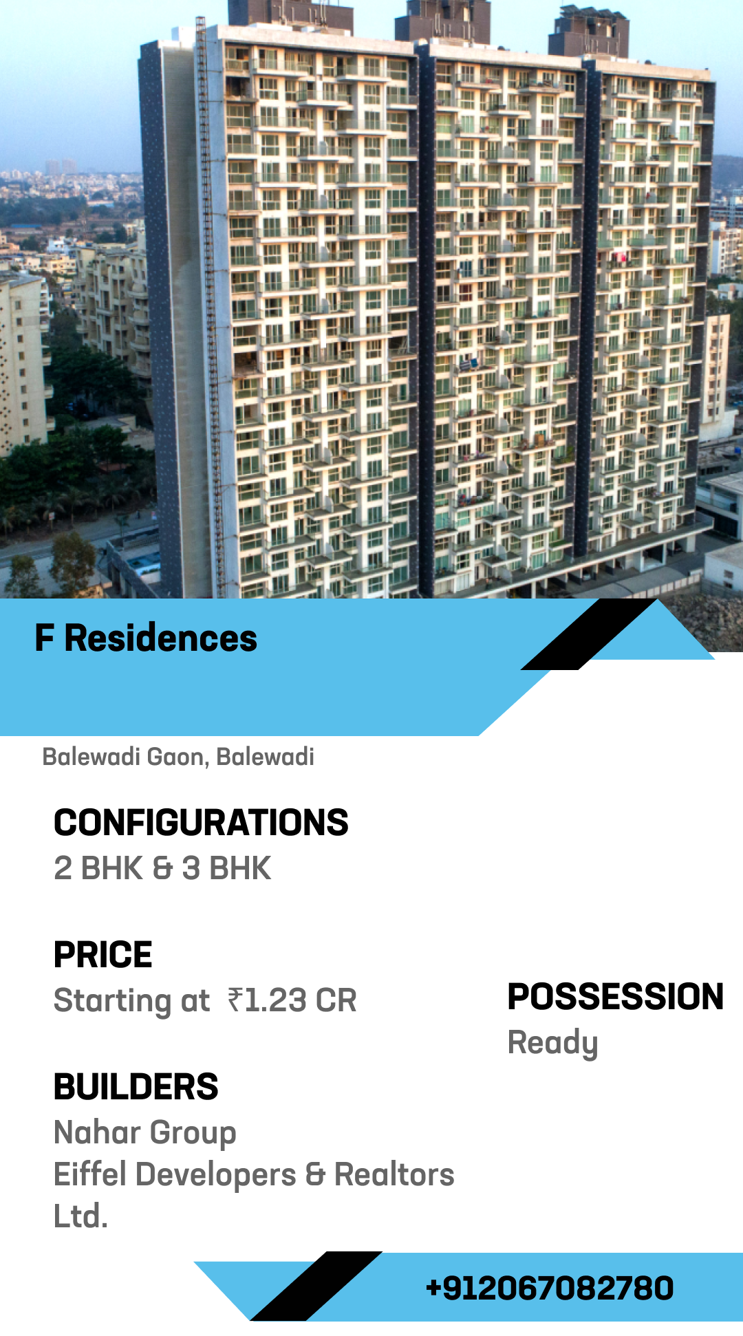 F Residences — 2&3 BHK Homes in Pune Dwello sai patil Medium