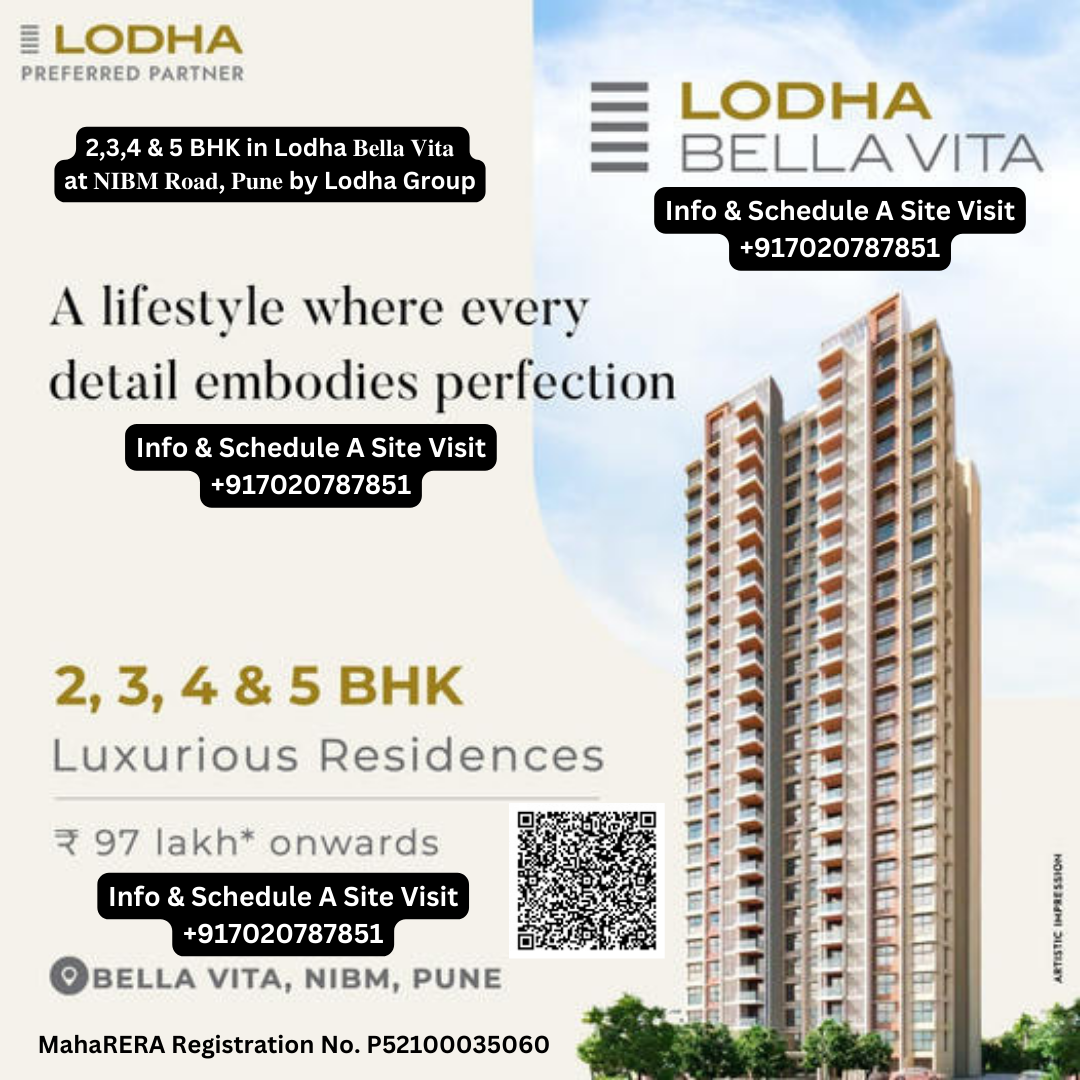 2 3 4 5 BHK In Lodha At By Lodha Group lodha-bella-vita-nibm-pune-reviews-price-address-photos-2