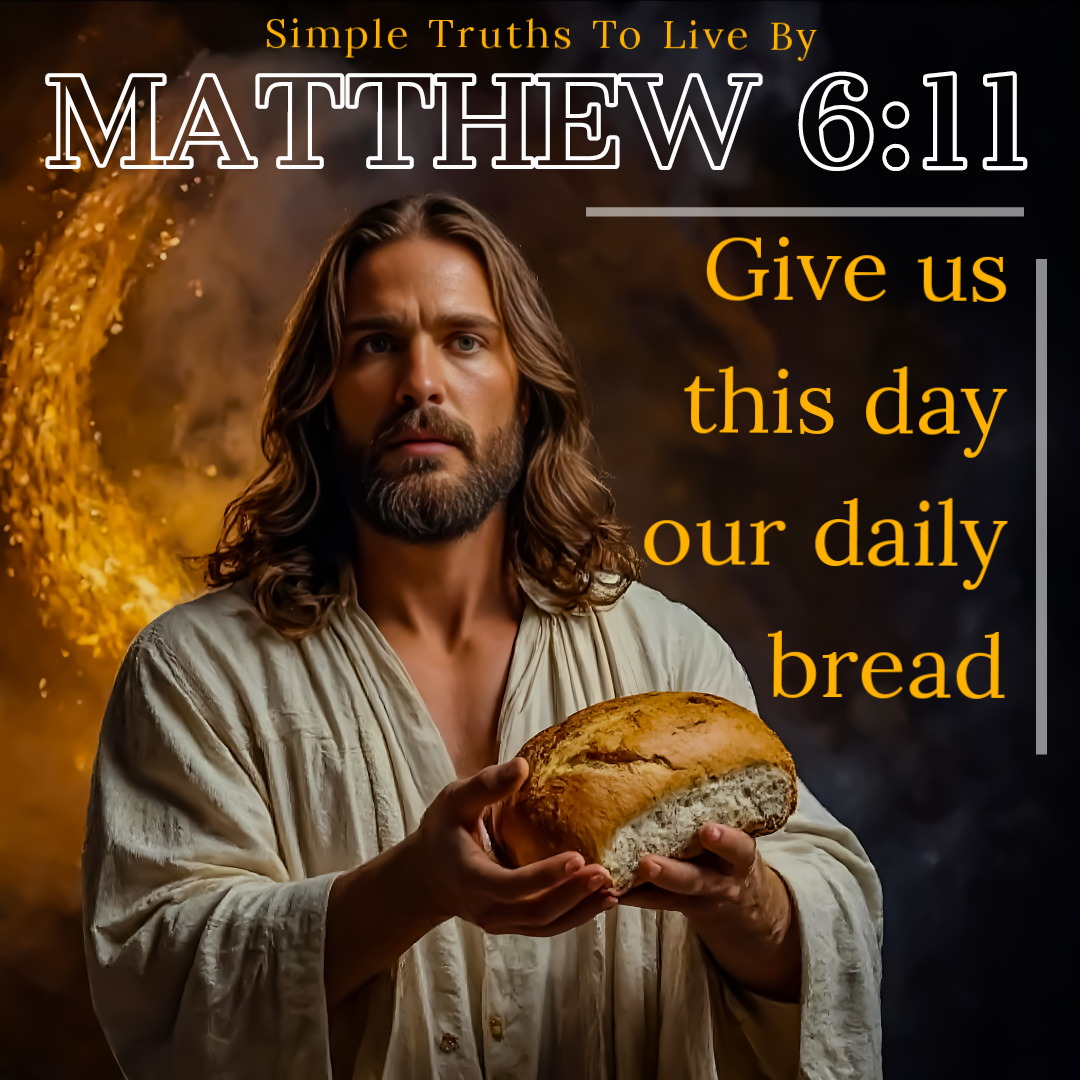 Give us this day our daily bread- Matthew 6:11 The word bread is ...
