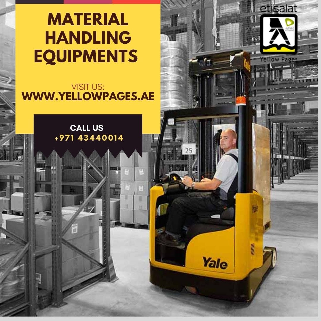 Find the best Material Handling Equipments in UAE Annamarie Medium