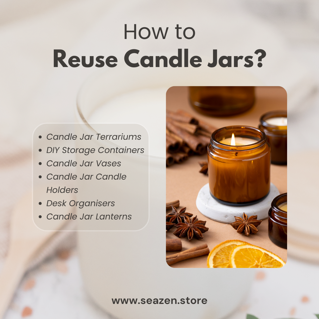 How to Reuse Candle Jars