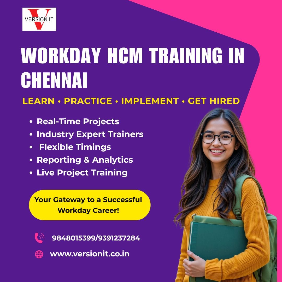 Best Workday HCM Training in Chennai