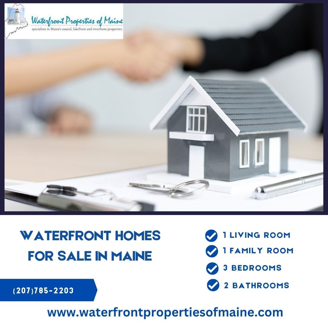 Waterfront Homes For Sale in Maine Waterfront Properties Of Maine