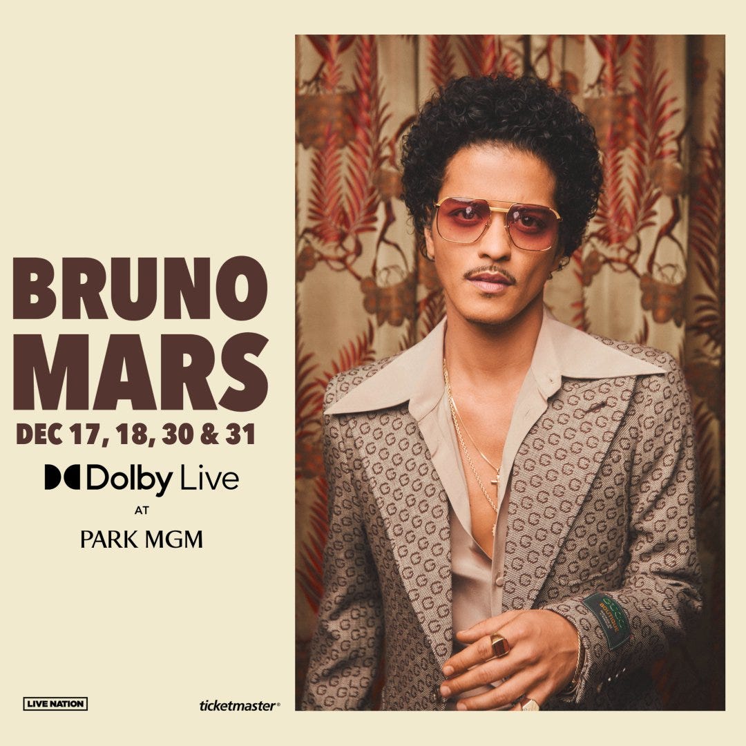 (Watch Live) — Bruno Mars Dolby Live at Park MGM : Full Show “2021 ...
