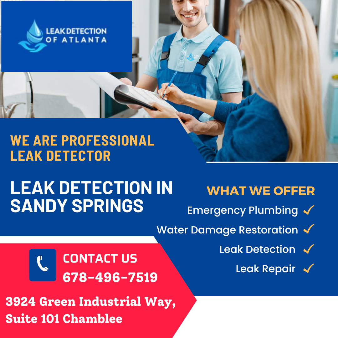 Sandy Spring’s best water leak detection services Water & Pipe Leak