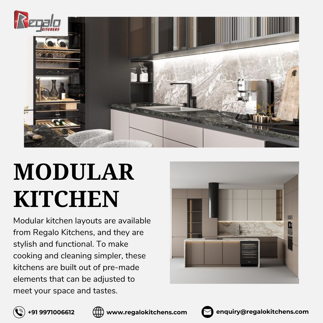 Modular Kitchen - Regalo Kitchens - Medium