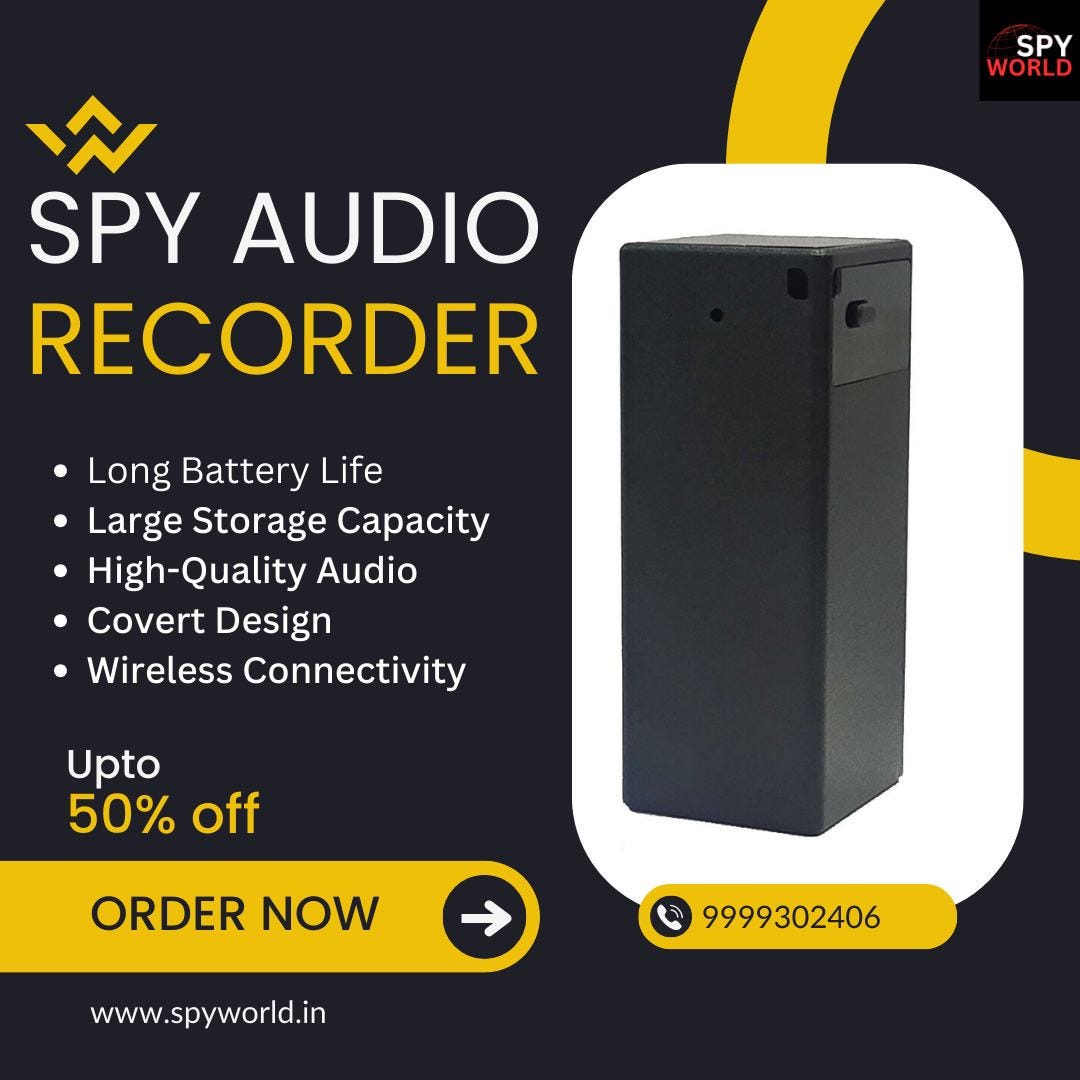 Small Voice Recorder in Kolkata By SpyWorld