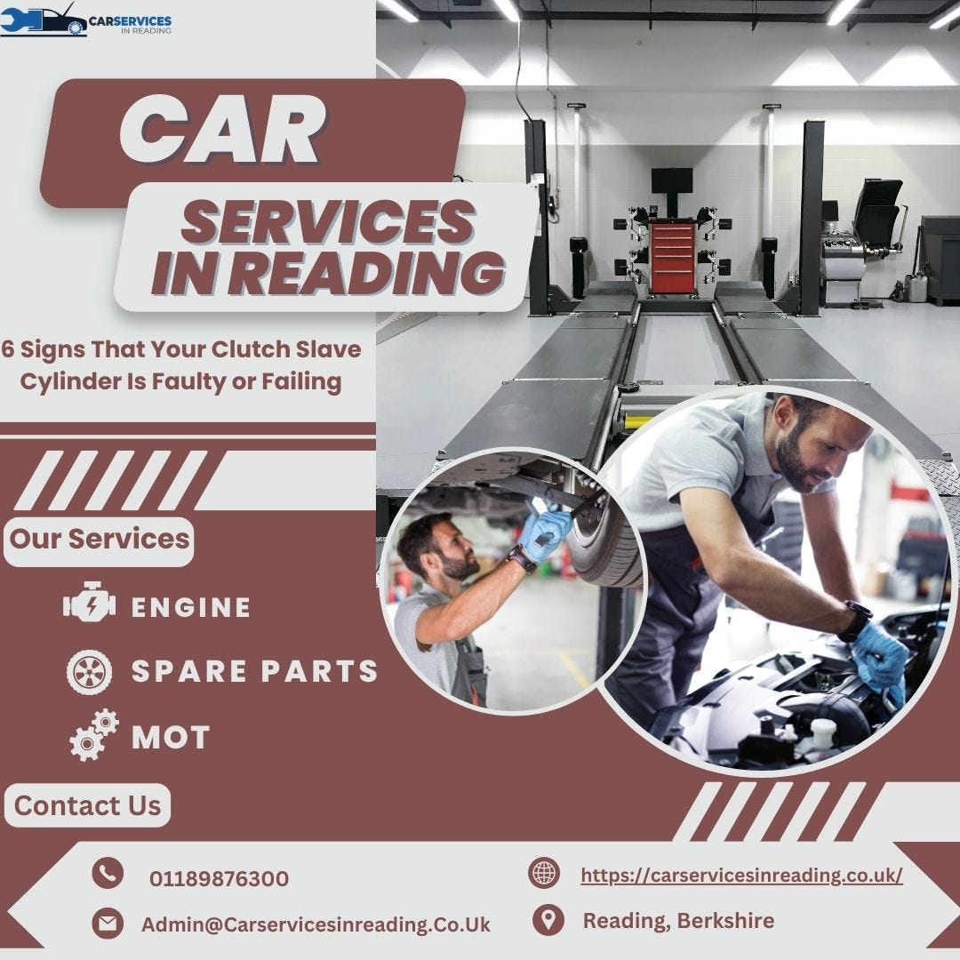 6 Signs That Your Clutch Slave Cylinder Is Faulty or Failing by