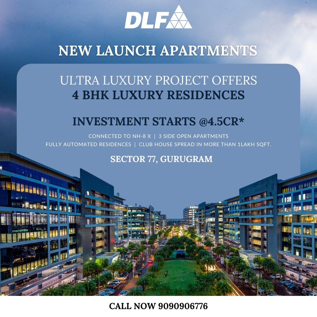Luxury Redefined DLF 77 Apartments’ Signature Features by