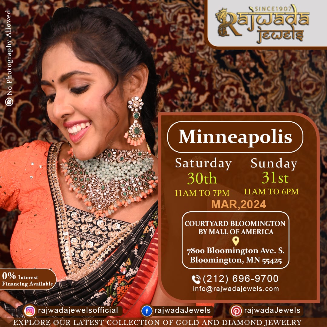 Biggest Gold, Diamond Jewelry Exhibition at Minneapolis — Coming Soon 