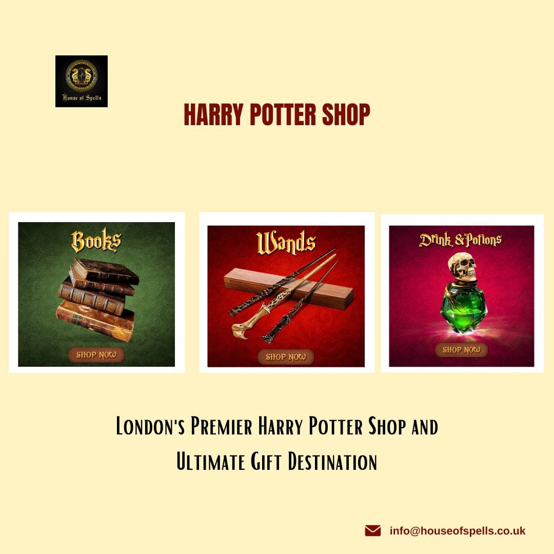 Harry Potter Shop House of Spells Houseofspells Medium