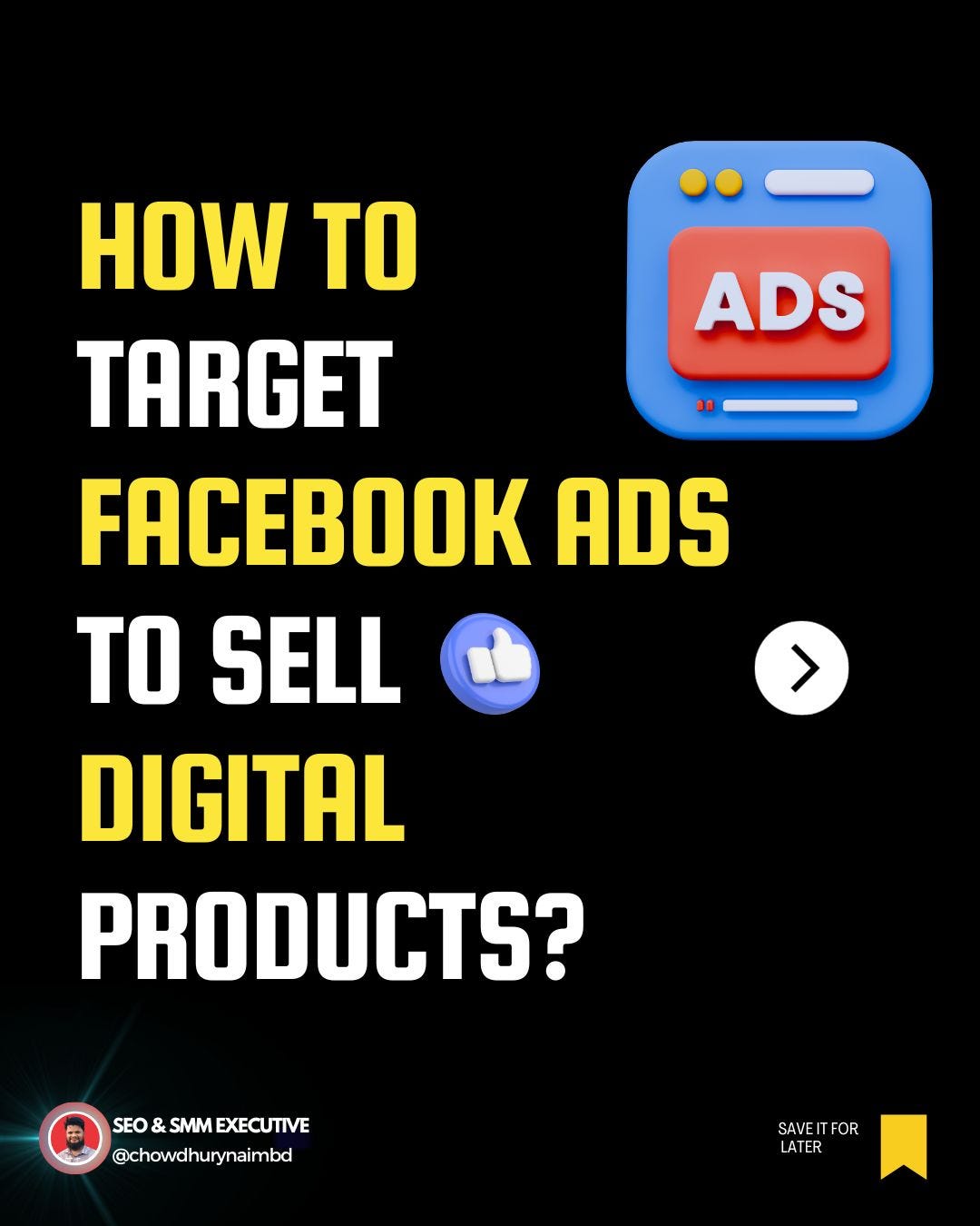 How to target Facebook ads to sell digital products by SEO Social