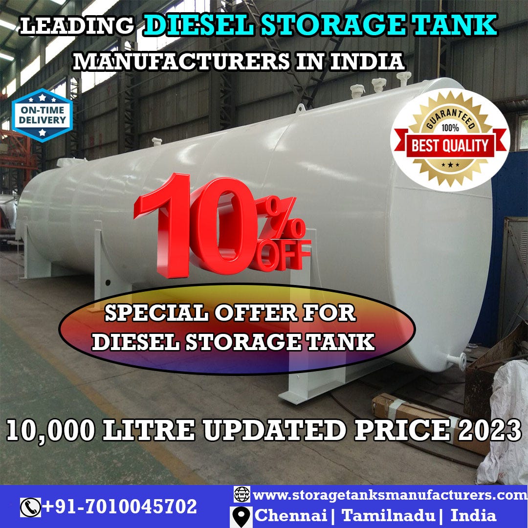Diesel Tank, Underground Diesel Tank, Fuel Storage Tank