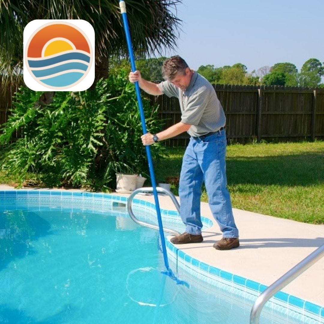 Revitalize Your Pool Deck Power Washing, Algae Removal, and Rust Stain