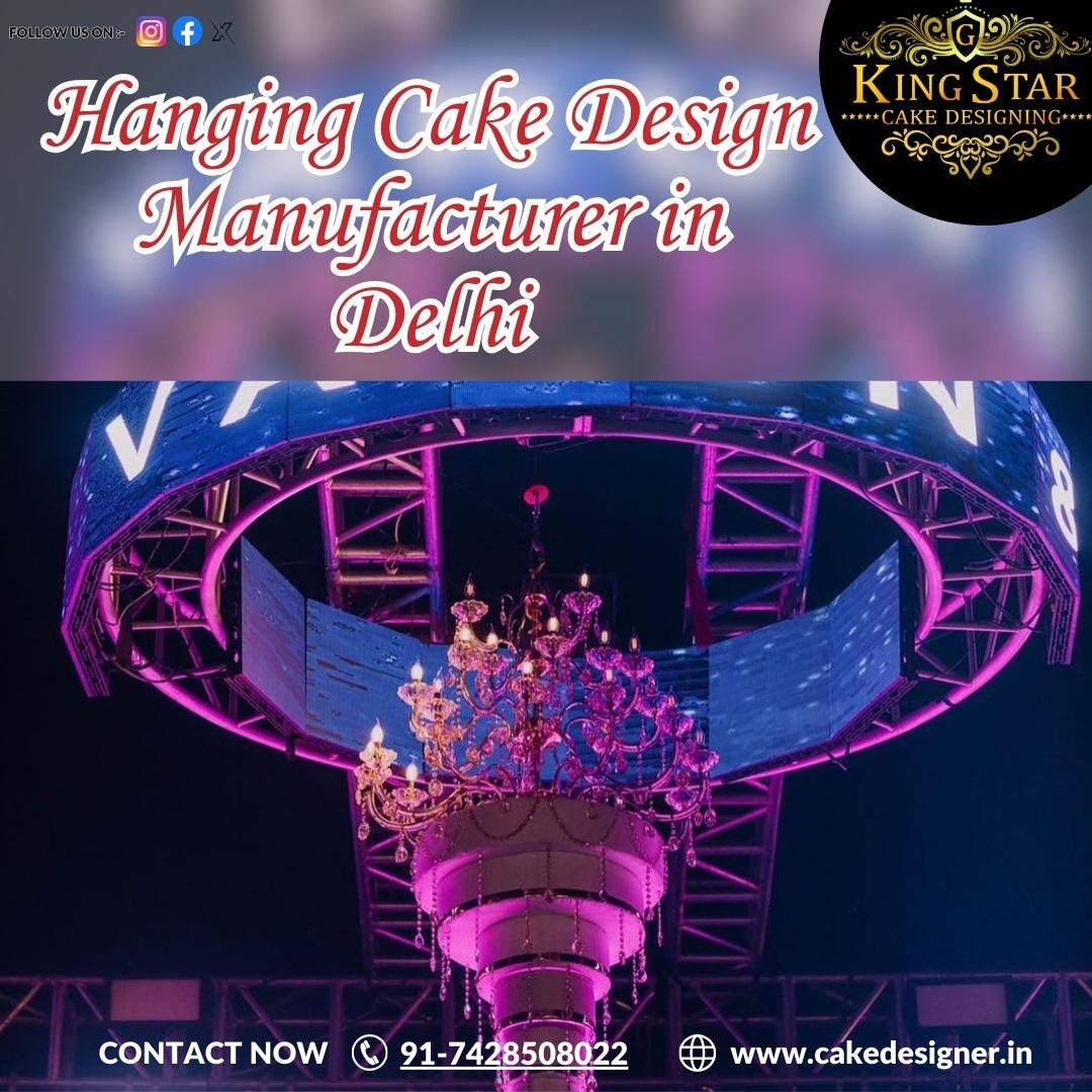 Hanging Cake Design Manufacturer in Delhi by Kingstar Cakes by King
