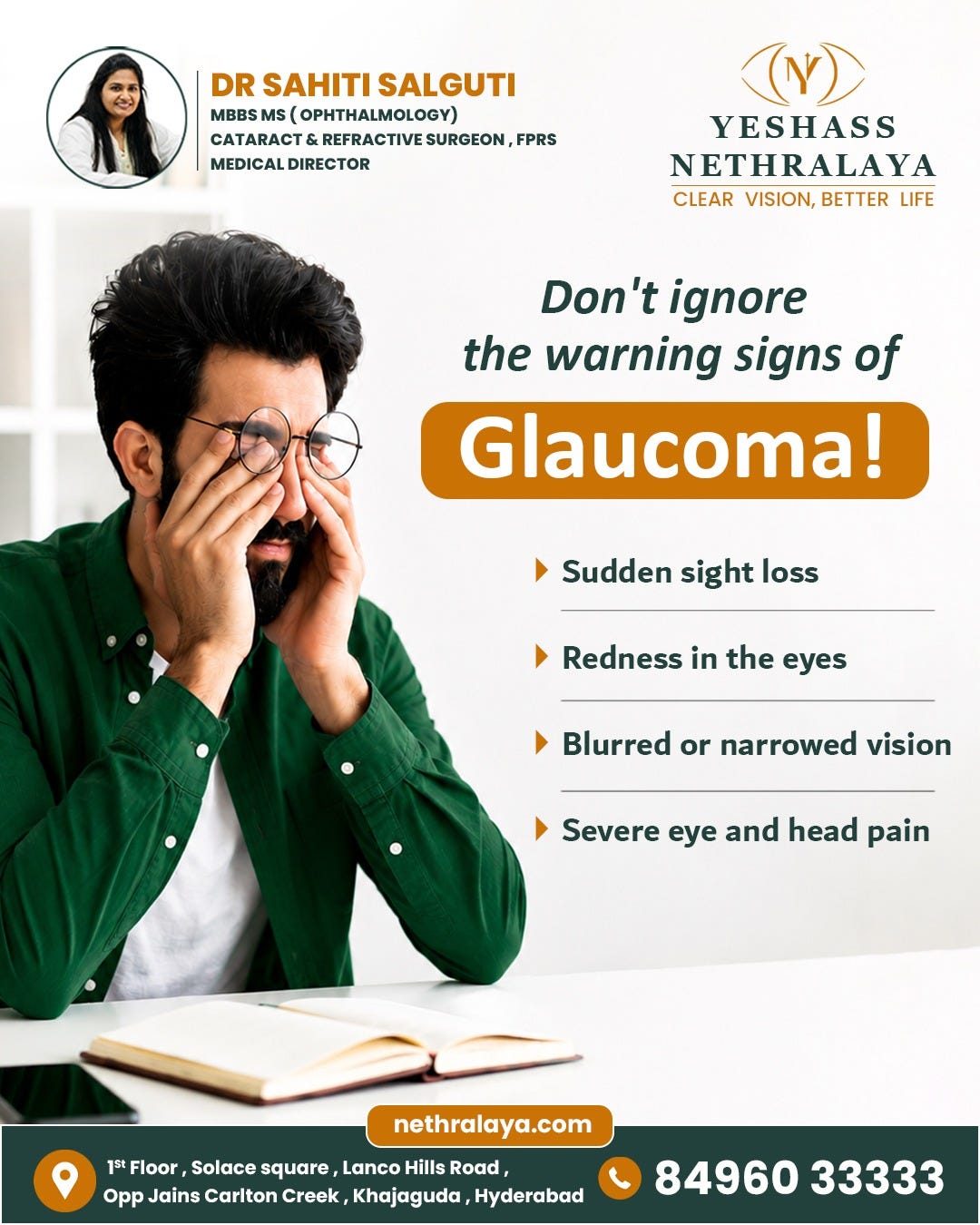 👁️ Don’t Ignore the Warning Signs of Glaucoma!