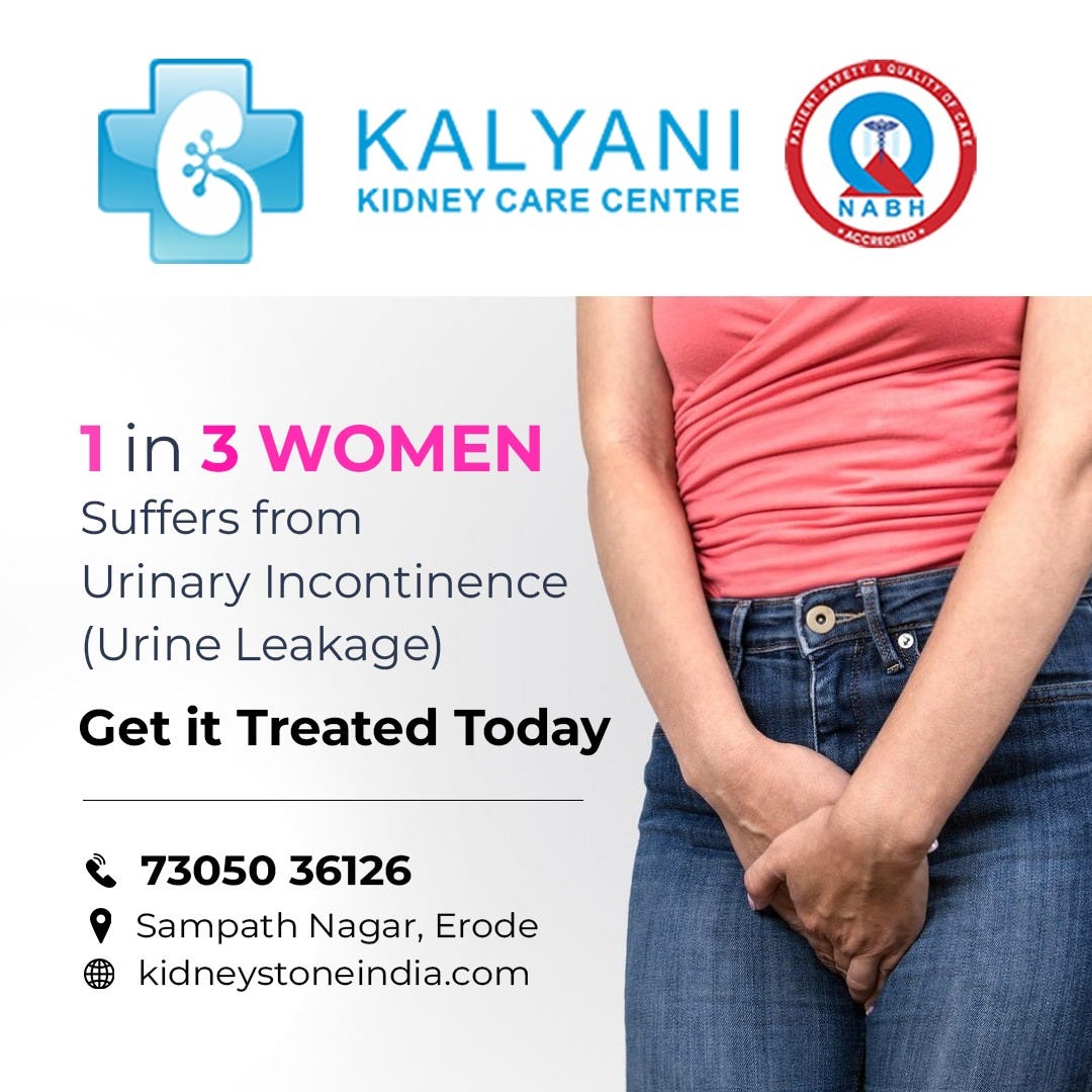 Did you know? 1 in 3 WOMEN suffer from Urinary Incontinence (Urine