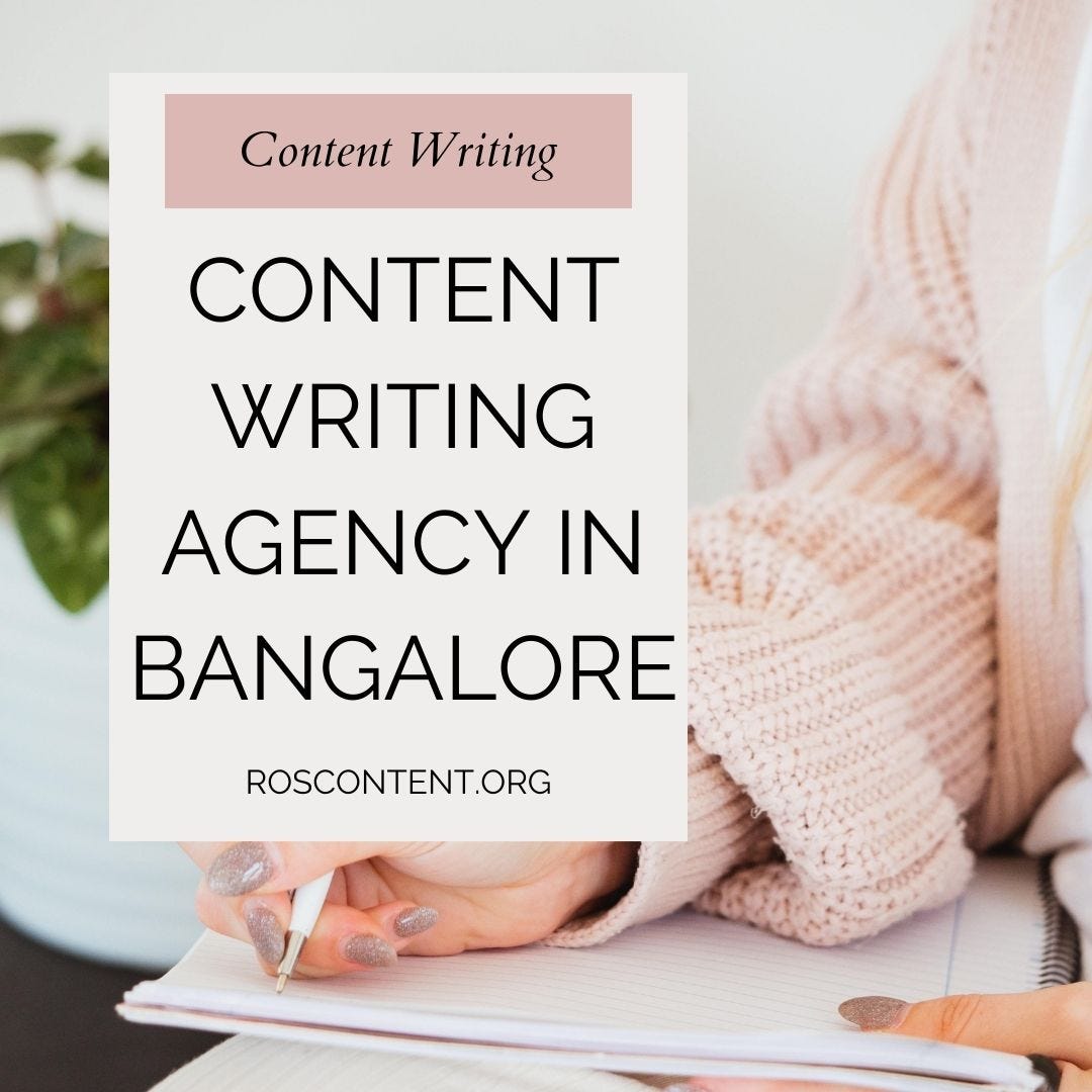 Content writing agency in Bangalore Mahimaroscontent Medium