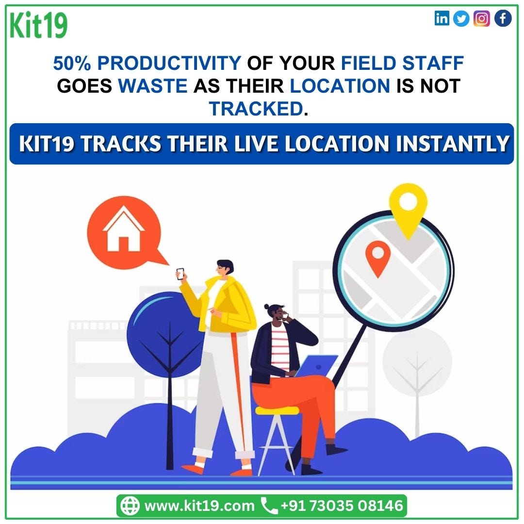 Location Tracking Tool for Small Business by Kit 19 Medium
