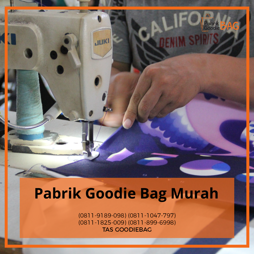 Pabrik Goodie Bag Murah Supplier Goodiebag Kanvas Medium